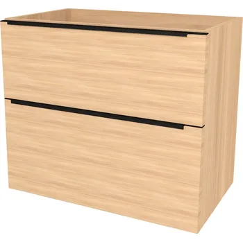 Koupelnový nábytek Mereo Mailo, koupelnová skříňka 101 cm, černé madlo, Multidecor, Dub Sand Barbera