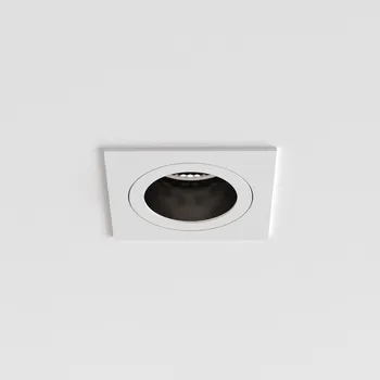 Koupelnové svítidlo ASTRO Downlight svítidlo Pinhole Slimline Square fixní protipožární IP65 6W GU10 bílá - ASTRO Lighting AST 1434002