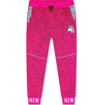 KUGO DÍVČÍ TEPLÁKY ZATEPLENÉ HT1922 Růžová 92