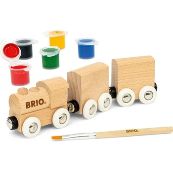 Vláček a vláčkodráha Vláčkodráha vláček - Kreativní sada s barvami (Brio)
