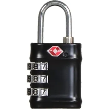 Příslušenství k zavazadlu Bezpečnostní TSA kódový zámek na zavazadla ROCK TA-0035 - černá