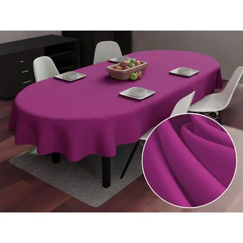 ubrus Dekorační oválný ubrus Rongo RG-092 Purpurový 50x100 cm