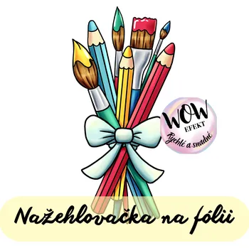 Nažehlovačky na fólii Nažehlovačka na fólii, UMĚLECKÉ NÁSTROJE, 11,7x5,9 cm /ks