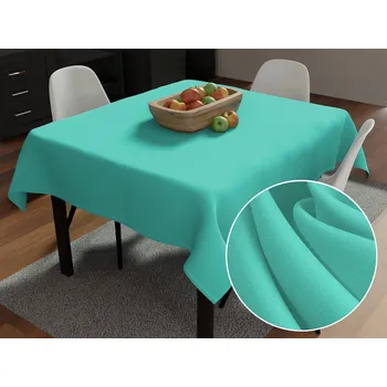 ubrus Dekorační čtvercový ubrus Rongo RG-093 Světle tyrkysový 70x70 cm