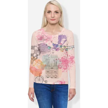 UTOPY Dámské sportovní tričko s dlouhým rukávem Parisienne Velikost: 5XL