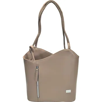 Kabelka Te Elegantní hnědošedá kabelka a batoh 2v1 Emily Hnědošedá