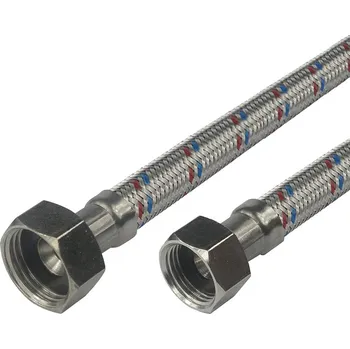 Klum Hadice připojovací nerez 10x14, FxF, 1/2"x1/2", 30 cm