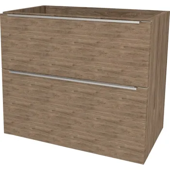 Mereo Mailo, koupelnová skříňka 61 cm, chrom madlo, Multidecor, Dark Rockford Hic