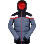 Pánská péřová lyžařská bunda s membránou ALPINE PRO FERER dk.metal blue - M