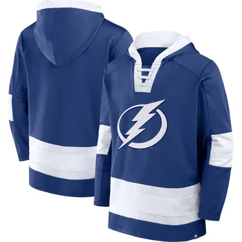 Pánská mikina Fanatics Pánská mikina Tampa Bay Lightning NHL Mens Laced Hockey Hoodie Velikost: M