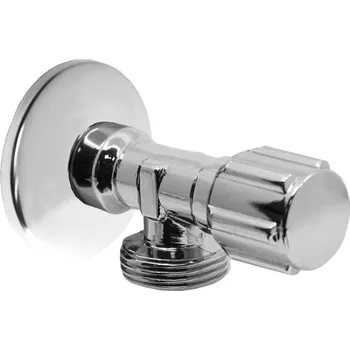 Klum Ventil rohový, s vřetenem, pochr. mosaz, 1/2"x3/4"