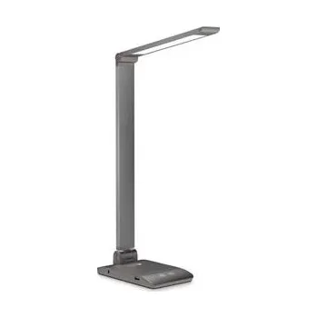 Lampička CONNECT IT BRIGHT stolní LED lampička, USB-A výstrup, ŠEDÁ
