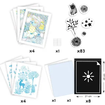 kreativní sada Djeco Tvoření na fotopapír Za svitu luny