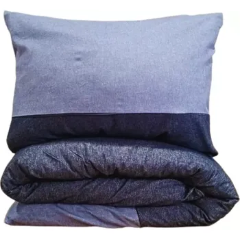 Povlečení Margitex povlečení Marbella modrá flanel 135x200, 80x80 cm, II.jakost