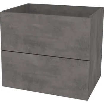 Koupelnový nábytek Mereo Ponte, koupelnová skříňka 61 cm, Multidecor, Beton tmavě šedý