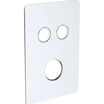 Mereo Kryt hranatý pro 2-cestnou podomítkovou termostatickou baterii, 135*190 mm