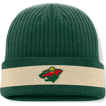 Čepice Fanatics Pánská zimní čepice Minnesota Wild NHL A/CAP Beanie Cuff