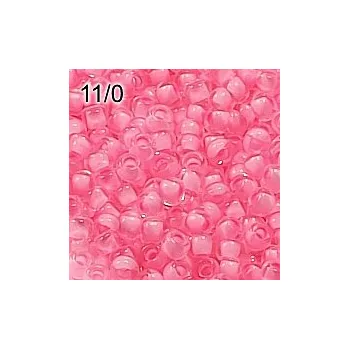 Korálek TOHO Co., Ltd. TOHO Round 11/0 Crystal Lined Neon Carnation