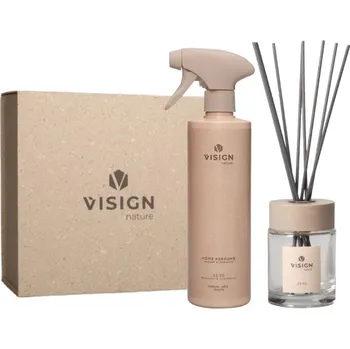 Aroma difuzér VISIGN NATURE 23:55 Dárkový set aroma difuzér s tyčinkami + osvěžovač vzduchu