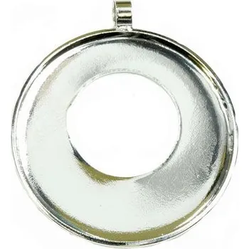 Přívěsek Crystal-ZONE Přívěsek ROCKS VICTORY 25mm rhodium