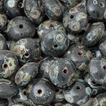 Korálek CZ Korálek mačkaný SLAVÍK 7mm travertín