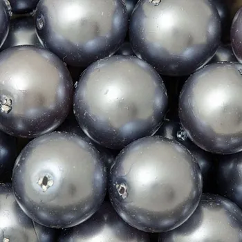 Korálek CZ Vosková perle KULIČKA 12mm modrá