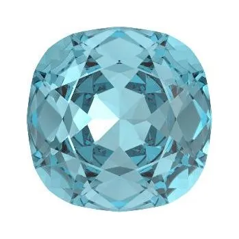 Módní doplněk Preciosa MC Cushion Square 132 12mm Aqua Bohemica