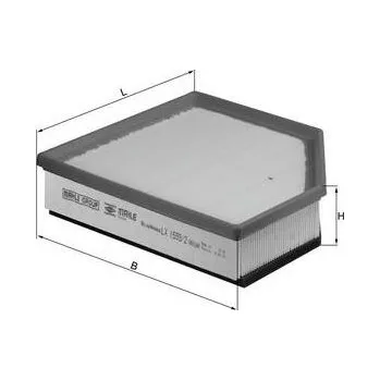 Vzduchový filtr Vzduchový filtr MAHLE LX 1593/2