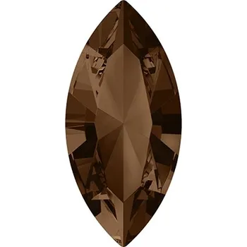 Swarovski Swarovski® Crystals Navette 4228 10/5mm Smoked Topaz F