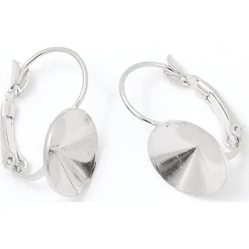 Náušnice CZ Náušnice Rivoli 12mm chirugická ocel