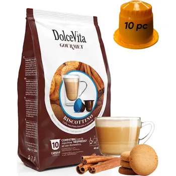 Dolce Vita Italfoods Dolce Vita Biscottino do Nespresso® 10 kusů kapslí
