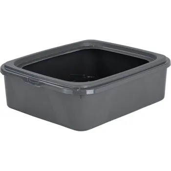 Pet Nova Toaleta pro kočky s okrajem ANTHRACIT