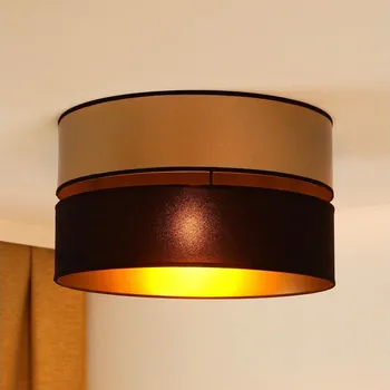 Brilagi - Stropní svítidlo ROYAL 1xE27/15W/230V pr. 40 cm černá/zlatá