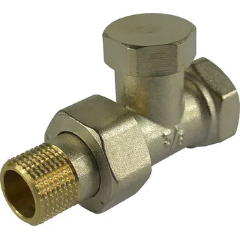 Hlavice pro radiátor Klum Šroubení radiátorové uzavíratelné, přímé, 3/8"