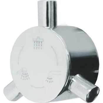 Vodovodní baterie Mereo Kulatá krytka přepínače pro trojcestný Mbox