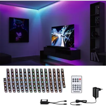 LED osvětlení PAULMANN EntertainLED LED pásek Dynamic RGB 5m 10,5W 60LEDs/m RGB+ 15VA - PAULMANN P 78888