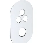 Mereo Kryt oválný pro 3-cestnou podomítkovou termostatickou baterii, 120 * 200 mm