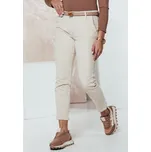 Smetanové dámské manšestrové kalhoty CORDFINE UY2301 Velikost: XL