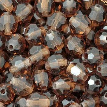 Korálek CZ MC perle KULIČKA 5mm hnědá