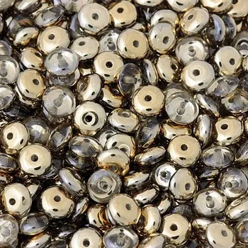 Korálek CZ Korálek mačkaný SLAVÍK 5mm Golden Shadow