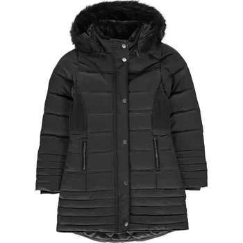 Dívčí bunda Firetrap Junior Girls Winter Bubble Jacket Black 7-8 Years