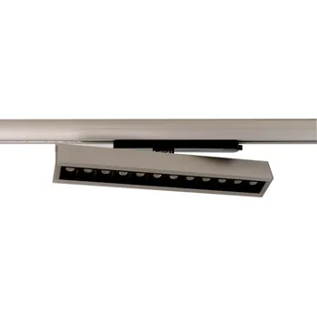 Bodové svítidlo LIGHT IMPRESSIONS Deko-Light kolejnicový systém 3-fázový 230V Alnitak 25-34W, 3000K 220-240V AC/50-60Hz 34,00 W 3000 K stříbrná 336 mm - LIGHT IMPRESSIONS IMPR 707112