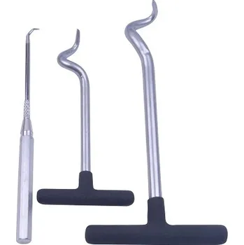 Nářadí pro automobil Hroty a háčky na odstranění o-kroužků, simeringů, těsnění, sada 3 kusů - QUATROS QS20637