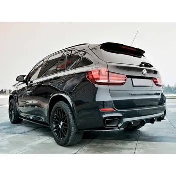 Tuning Maxton Design vložka zadního nárazníku pro BMW X5 F15, černý lesklý plast ABS SLEVA 5%