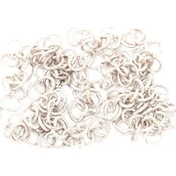 Materiál na výrobu šperku CZ Spojovací oválek 1,9x3,4/0,7mm Ag 925/1000 0,04g rhodium