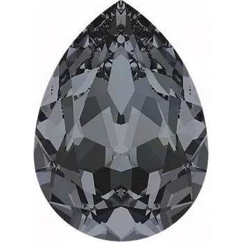 Swarovski Swarovski® Crystals Pear 4320 14/10mm Silver Night F