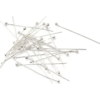 Nýt EU Nýt s kuličkou 20/0,5mm Ag925/1000