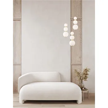 NOVALUCE Závěsné svítidlo FLEA závěsné svítidlo zlatá a opálové bílé skleněné stínidlo LED 36W 3000K stmívatelné - NOVA LUCE NV 9695242