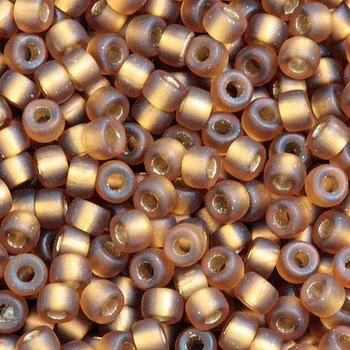 Korálek MATUBO™ MATUBO Round 8/0 Dark Topaz Bronze Ice lined Matte