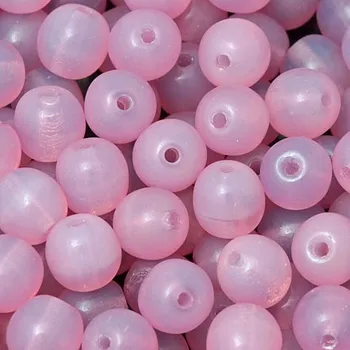 Korálek CZ Korálek mačkaný KULIČKA 5mm fialová opál